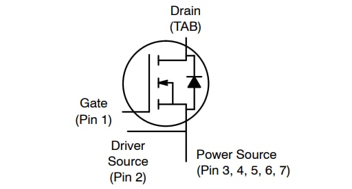 アプリケーション回路図 - onsemi NTBG014N120M3Pシリコンカーバイド（SiC）MOSFET