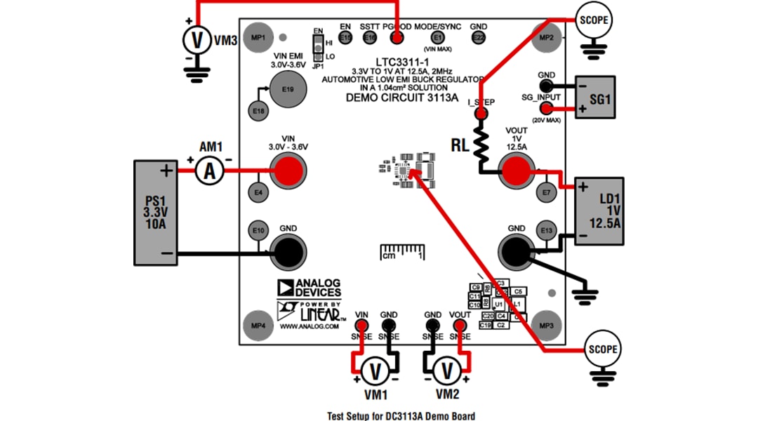 機械図面 - Analog Devices Inc. LTC3311デモボード