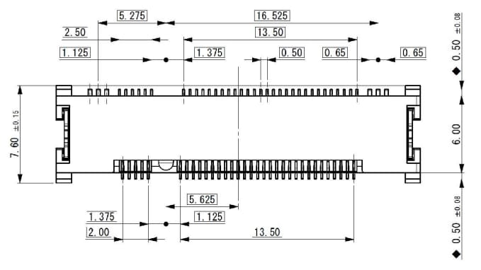 Yamaichi Electronics Automotive M.2 Connector