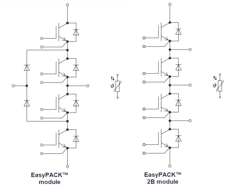 回路図 - Infineon Technologies 650V 3レベルIGBTモジュール