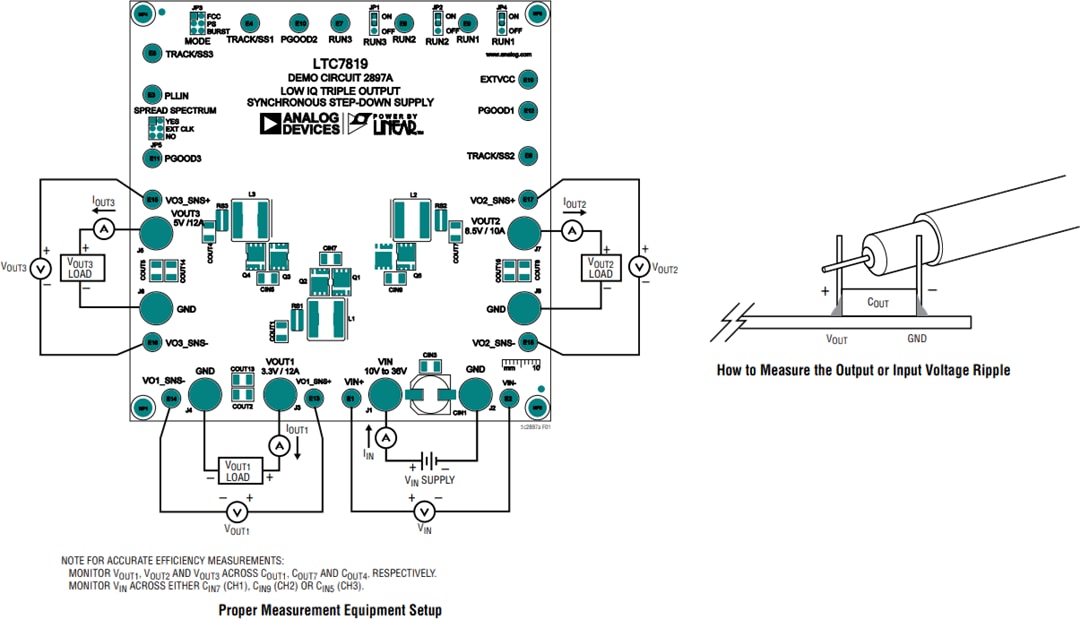 機械図面 - Analog Devices Inc. LTC7819デモボード（DC2897A）