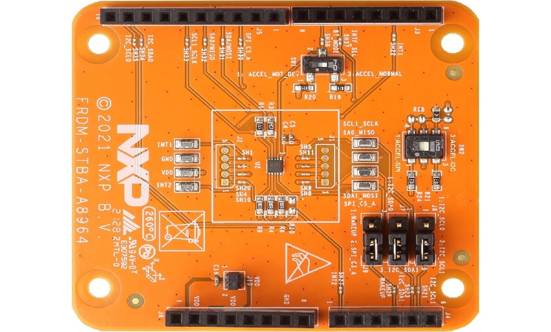 NXP Semiconductors FXLS8964AF用のセンサツールボックス開発ボード