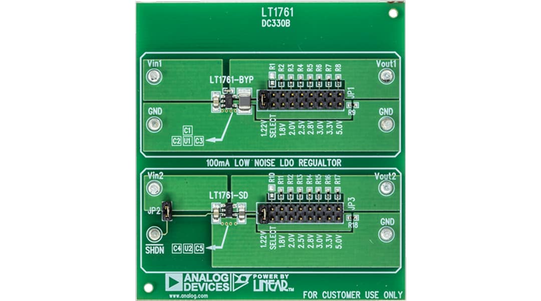 Analog Devices Inc. LT1761デモボードDC330B