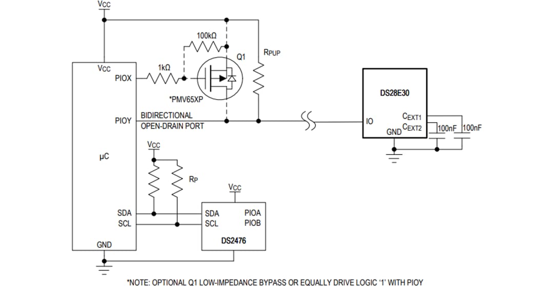Analog Devices / Maxim Integrated DS28E30 1-Wire® ECDSAセキュア認証システム