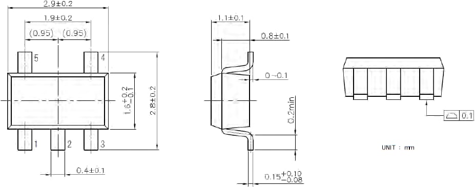 機械図面 - Nisshinbo NR1640超低ノイズ電圧レギュレータ