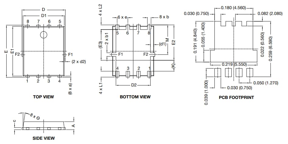 機械図面 - Vishay R3T2FPHM3車載ハイブリッド整流器とTVS