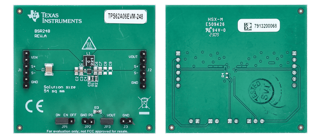 Texas Instruments TPS62A06EVM-248 評価モジュール