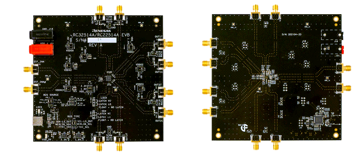 Renesas Electronics RC32514A-EVK FemtoClock™ 2評価キット