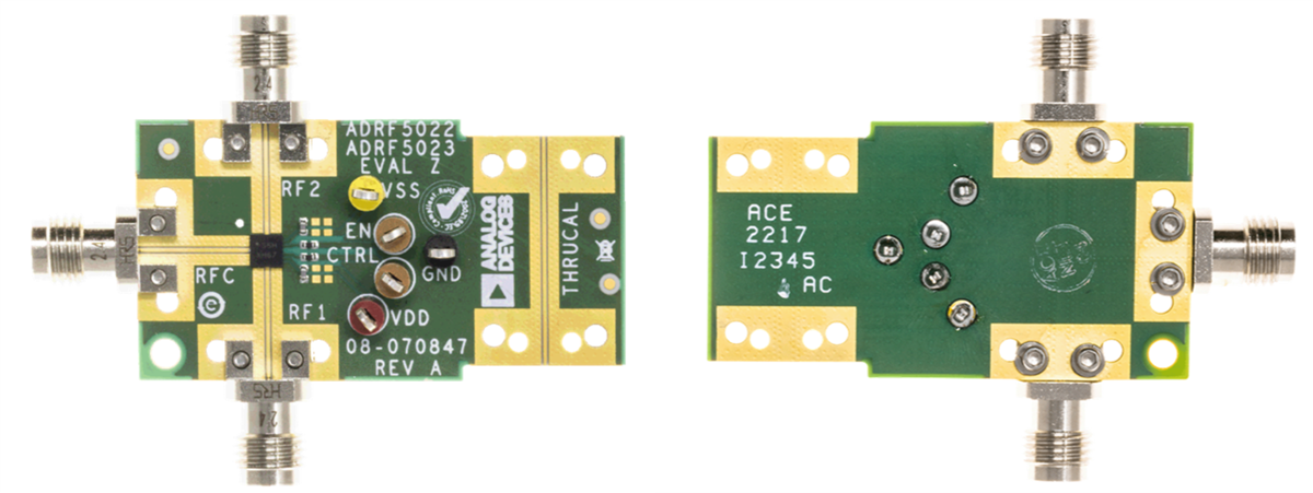 ロケーション回路 - Analog Devices Inc. ADRF5022-EVALZ評価ボード