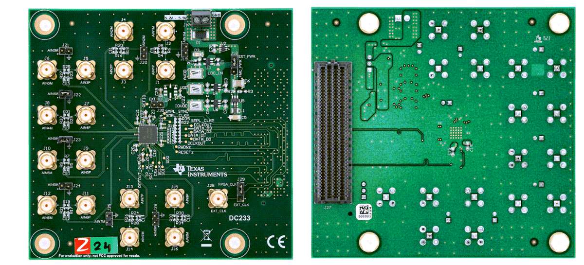 Texas Instruments ADD9813EVM & ADS9817EVM評価モジュール