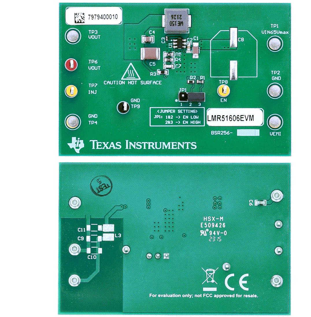 ロケーション回路 - Texas Instruments LMR51606EVM 評価モジュール
