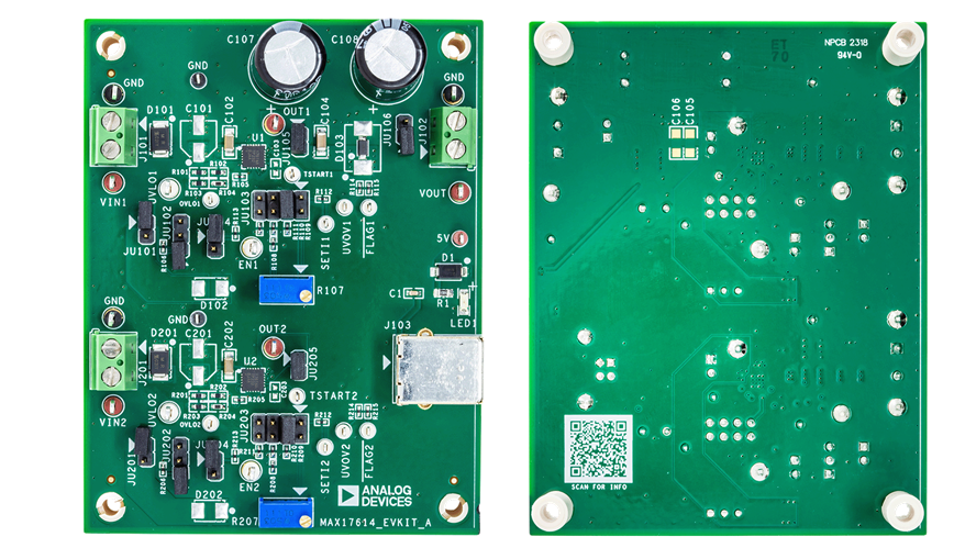 Analog Devices / Maxim Integrated MAX17614EVKIT 評価キット