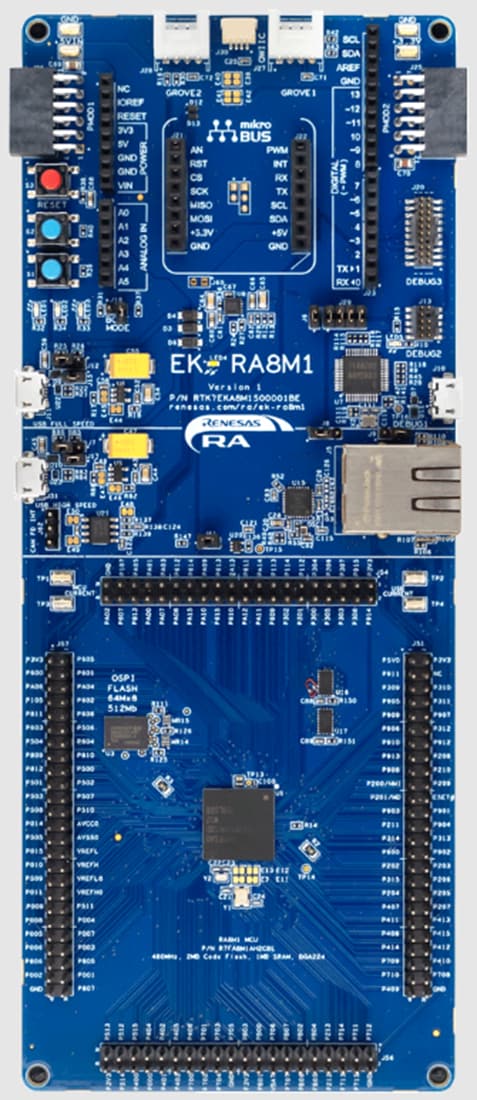機械図面 - Renesas Electronics EK-RA8M1 RA8M1評価キット