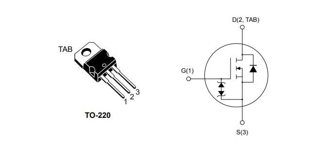 アプリケーション回路図 - STMicroelectronics STP80N600K6 MDmesh K6パワーMOSFET