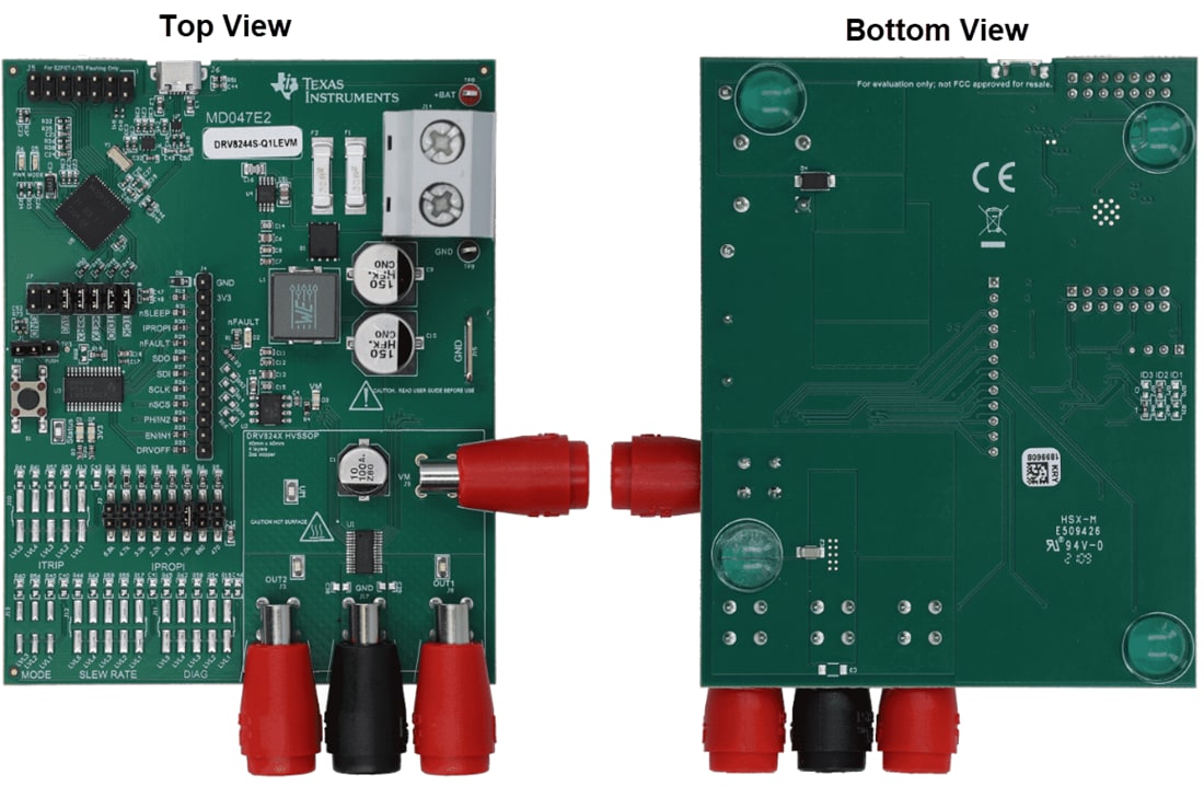 Texas Instruments DRV8244S-Q1EVM ドライバ評価モジュール (EVM)