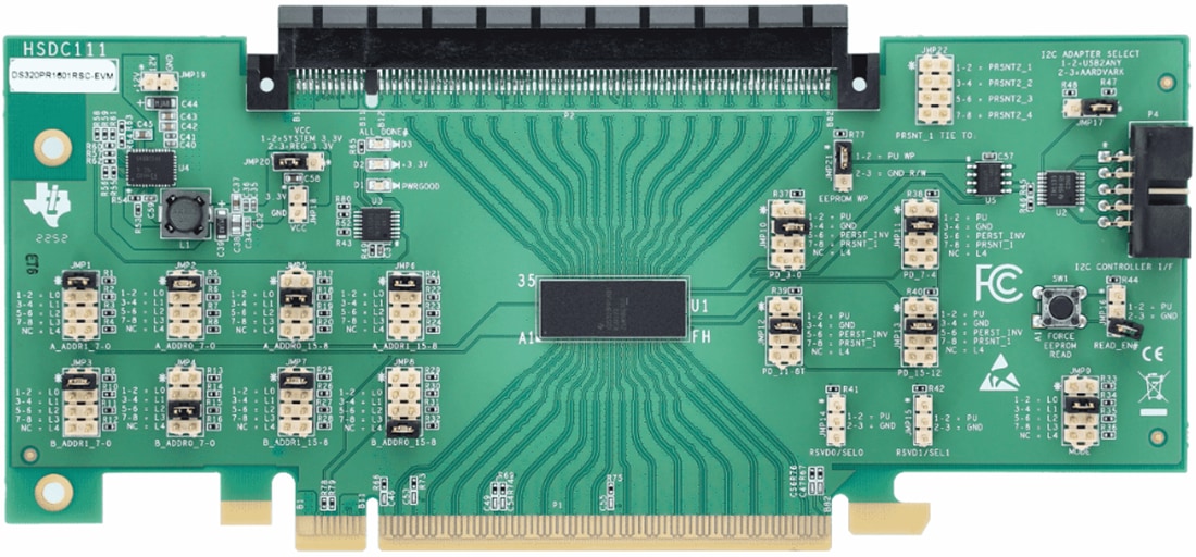 機械図面 - Texas Instruments DS320PR1601RSC-EVMリニア・リドライバEVM