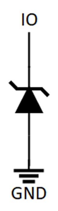 ブロック図 - Texas Instruments TSD05/TSD05C/TSD36Cサージ保護デバイス