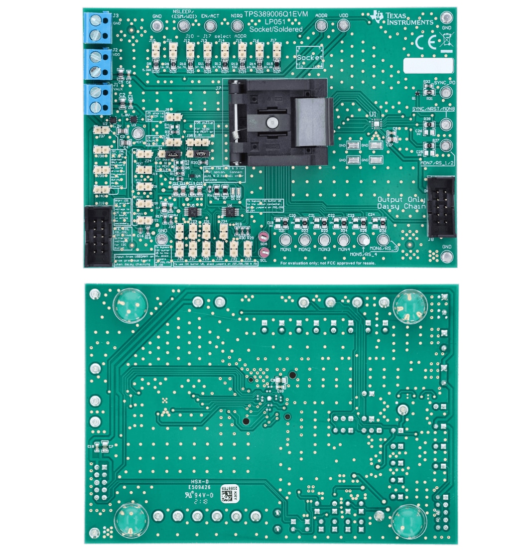 Texas Instruments TPS389006Q1EVM 評価モジュール