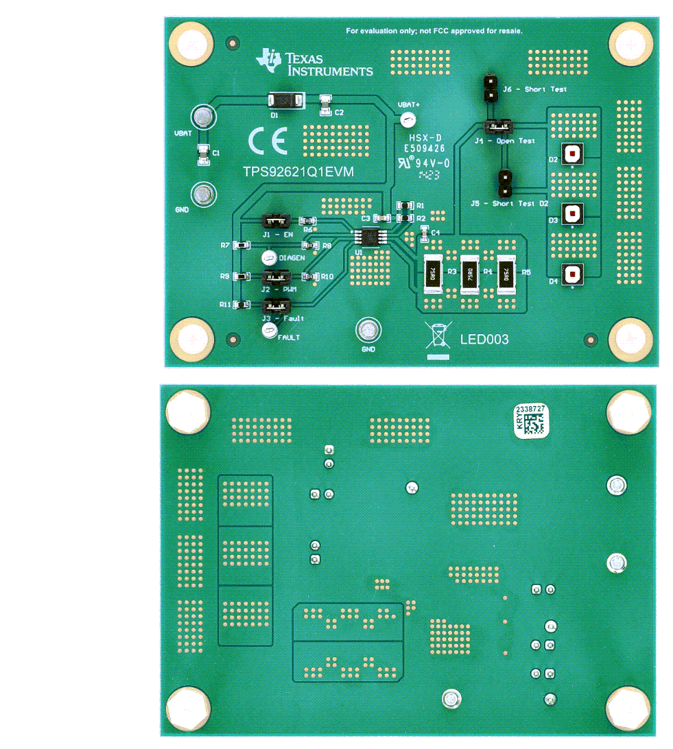 Texas Instruments TPS92621Q1EVM 評価モジュール
