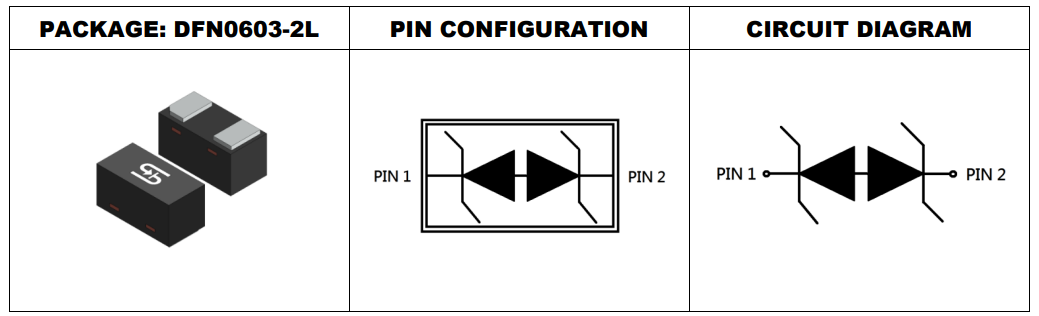 Taiwan Semiconductor Bi-directional ESD Protection Diodes