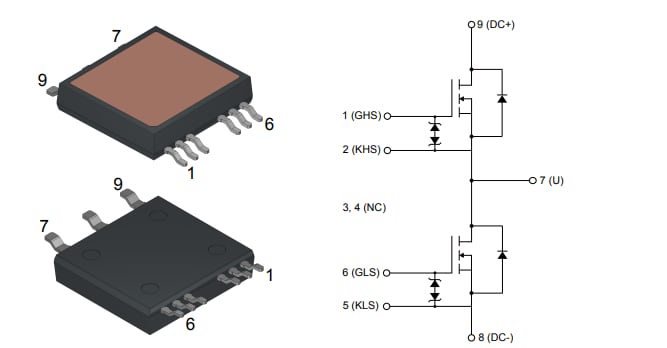 ロケーション回路 - STMicroelectronics SH63N65DM6AGパワーMOSFET