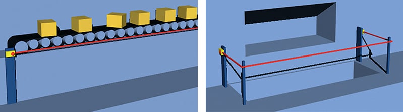 Omron Industrial Automation XER1032ローププル非常停止スイッチ