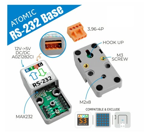M5Stack A136 Atomic RS232 Base Module