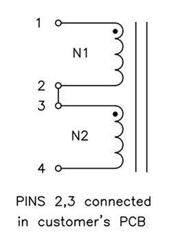 回路図 - Pulse Electronics 高周波フラットコイルインダクタ
