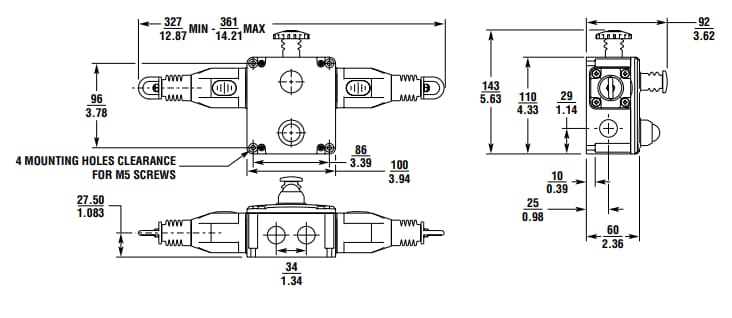 Omron Industrial Automation ER1032ローププル緊急停止スイッチ