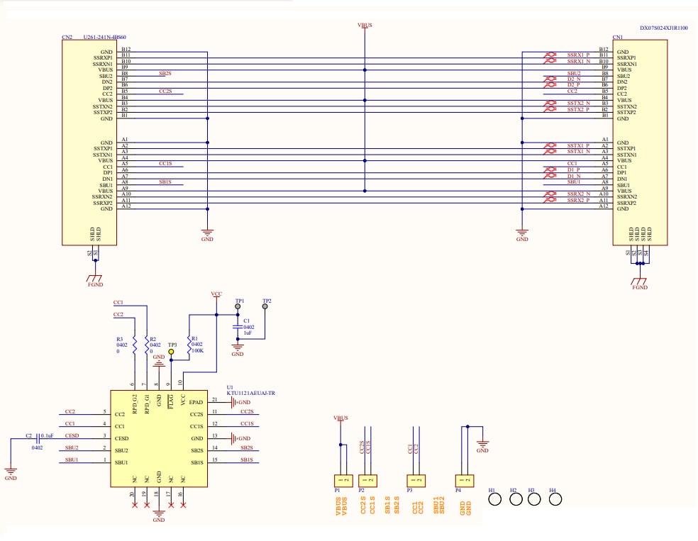 Schematic - Kinetic Technologies KTU1121A Evaluation Kit