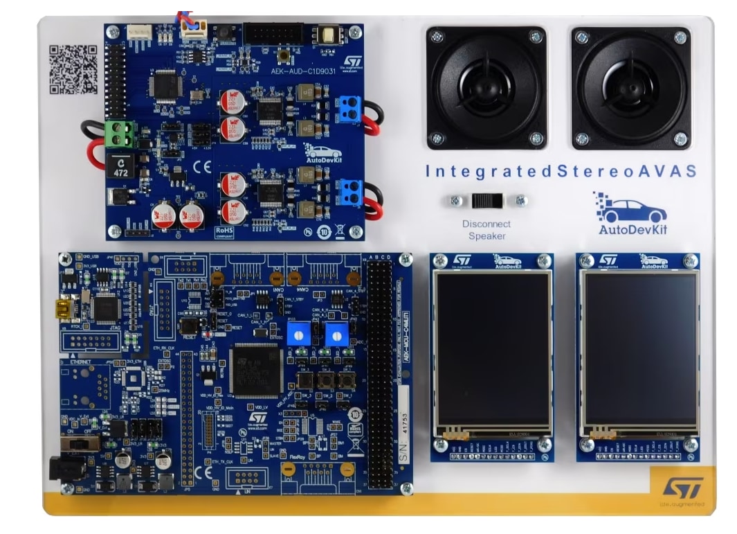 STMicroelectronics AEKD-STEREOAVAS統合ステレオAVASソリューション