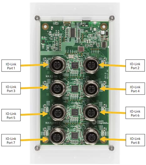 Analog Devices Inc. MAXREFDES145 8チャンネルIO-Link®マスタ