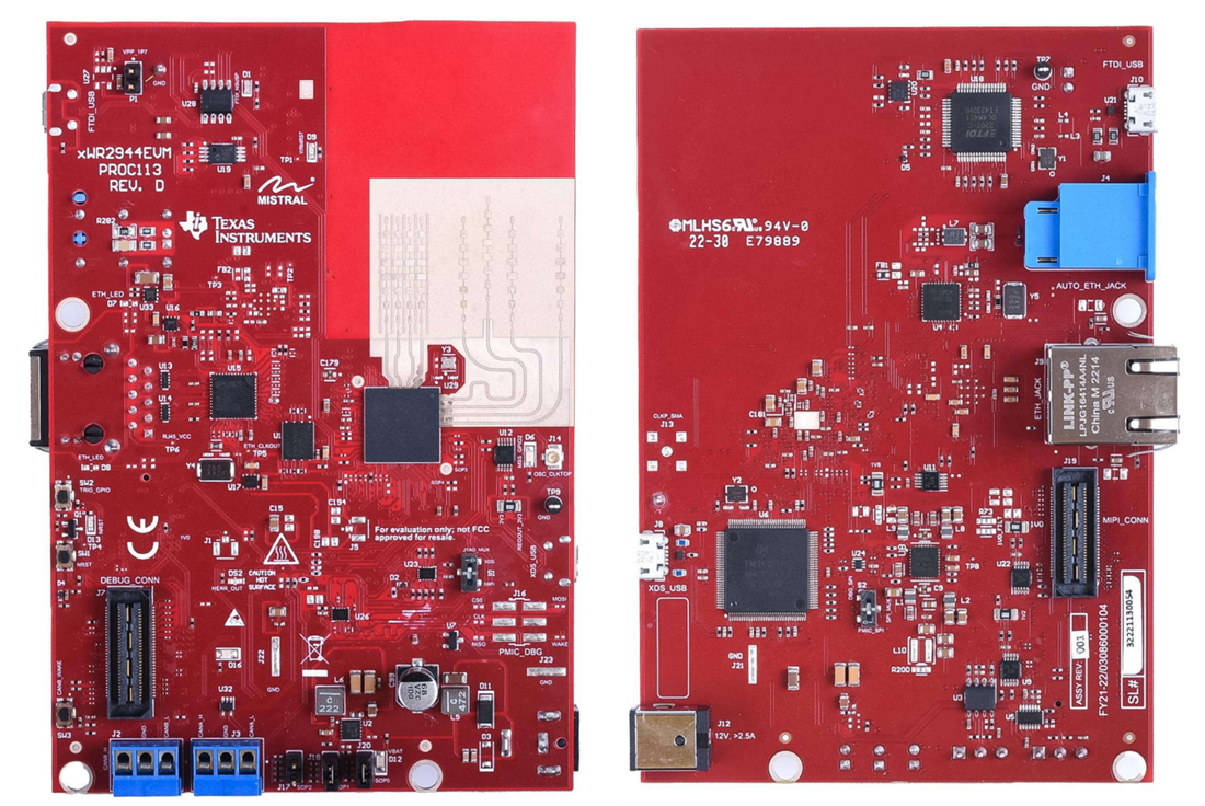 Texas Instruments AWR2944EVM/AWR2944PEVM評価モジュール