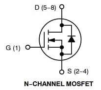 onsemi NTMTSC1D5N08MCパワーMOSFET