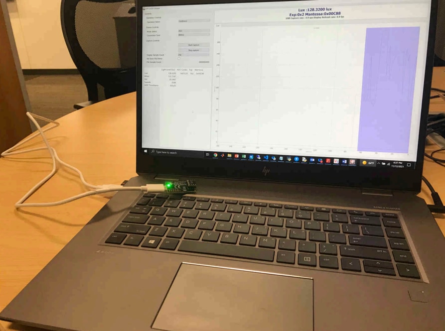 Texas Instruments OPT4048DTS評価モジュール（EVM）