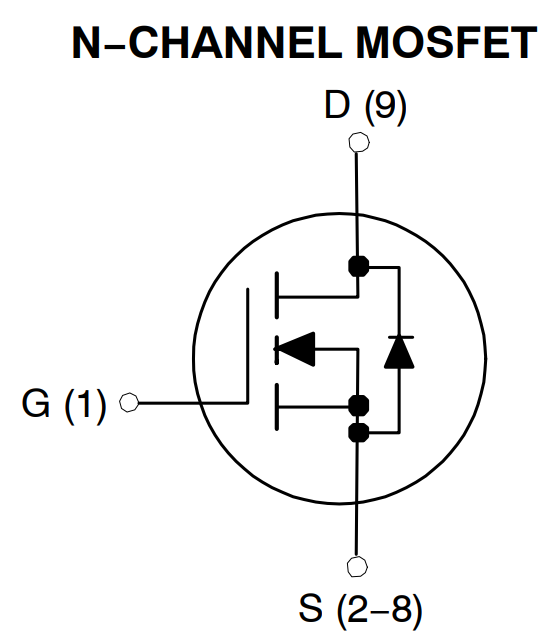 アプリケーション回路図 - onsemi NTBLS0D8N08X 80VシングルNチャンネルMOSFET
