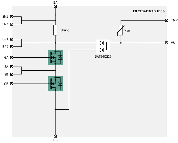 Infineon Technologies EB 2ED2410 3D/3Mボード