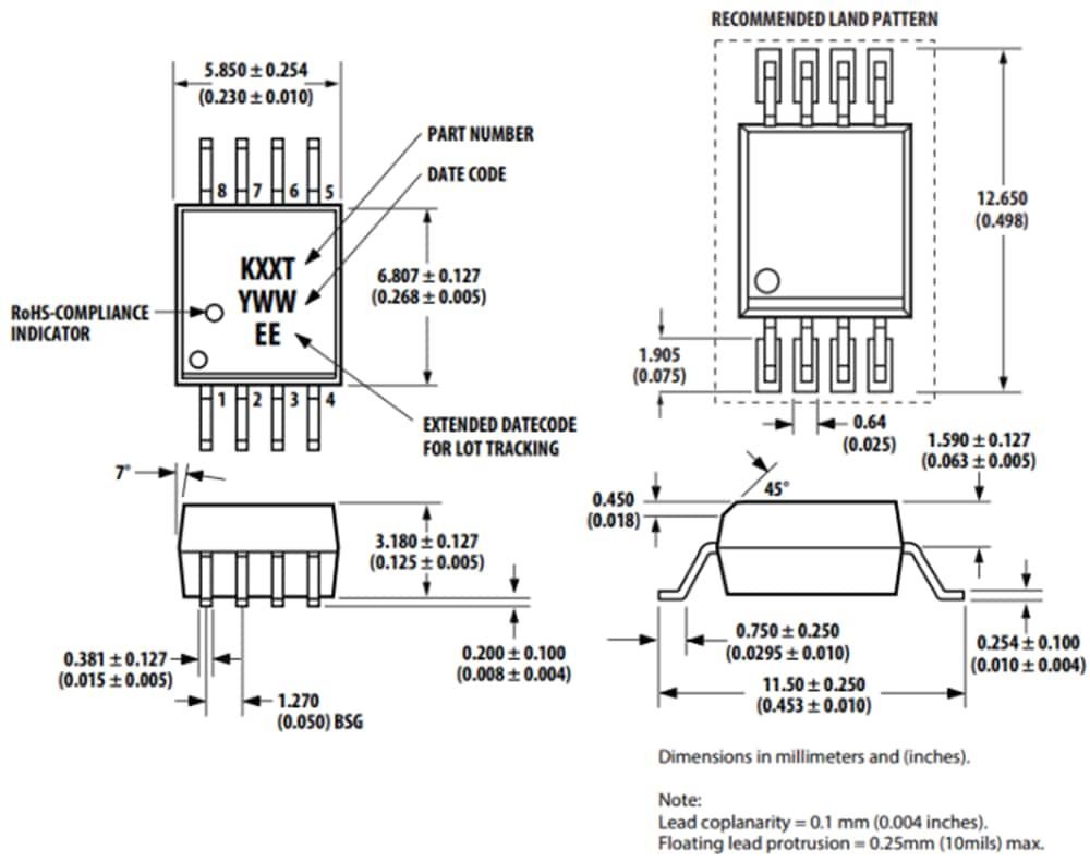 Broadcom ACPL-K71T & ACPL-K72TデジタルCMOSオプトカプラ