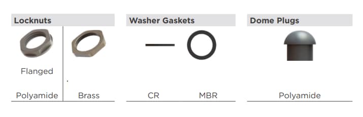 TE Connectivity / Entrelec ケーブルグランドとアクセサリ