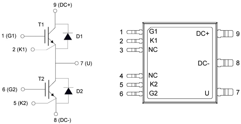 STMicroelectronics STGSH50M120D ACEPACK SMIT IGBT（ダイオード搭載）