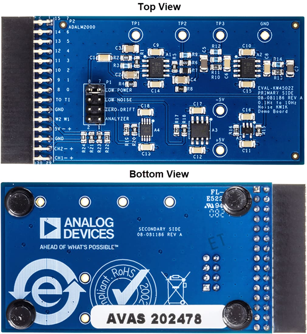 機械図面 - Analog Devices Inc. EVAL-KW4502Zデモボード