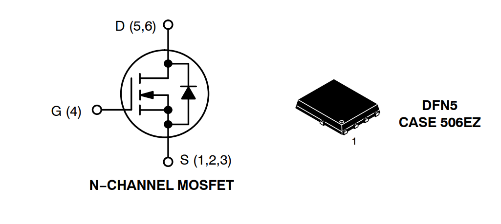 アプリケーション回路図 - onsemi NVMFS5C604N シングルNチャンネル・パワーMOSFET