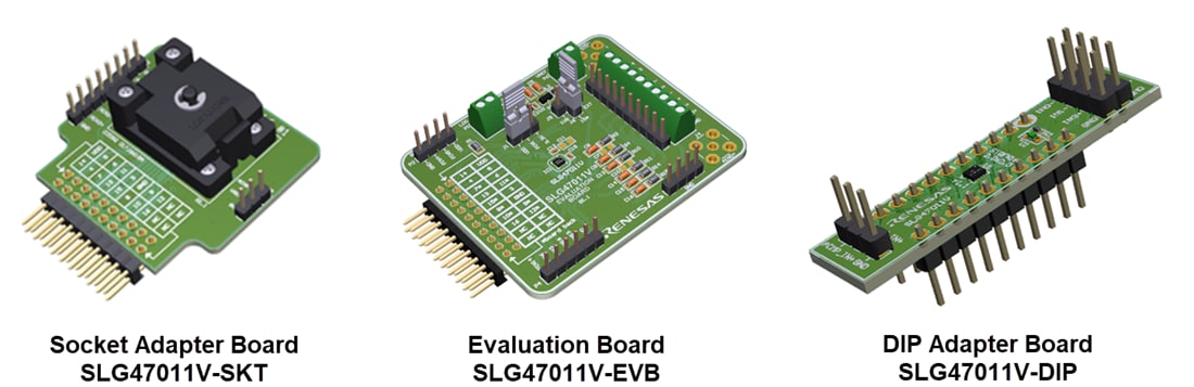 機械図面 - Renesas Electronics SLG47011V ソケットアダプタキット