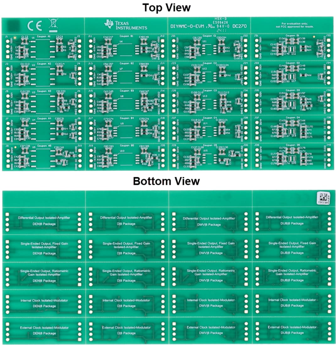 機械図面 - Texas Instruments DIYAMC-0-EVM評価モジュール (EVM)
