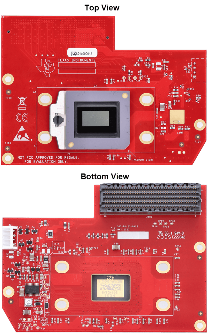 機械図面 - Texas Instruments DLP650NEEVM評価モジュール (EVM)