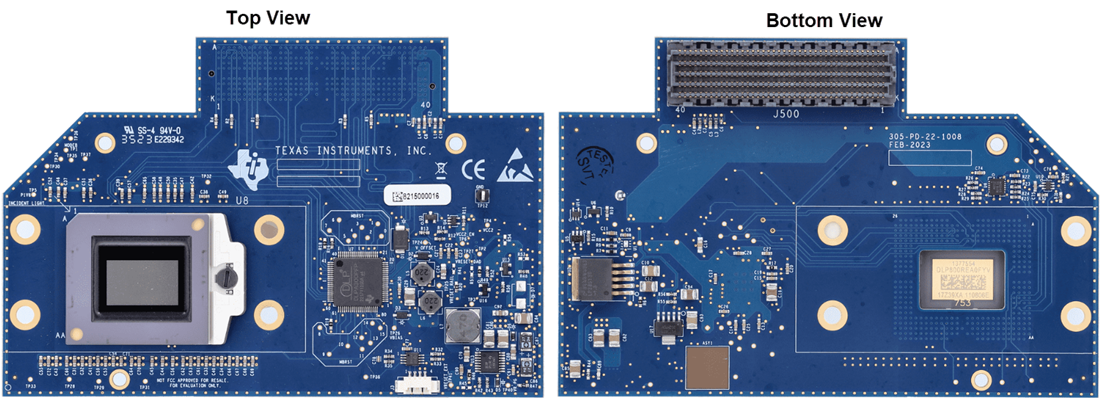 機械図面 - Texas Instruments DLP800REEVM DMD評価モジュール (EVM)