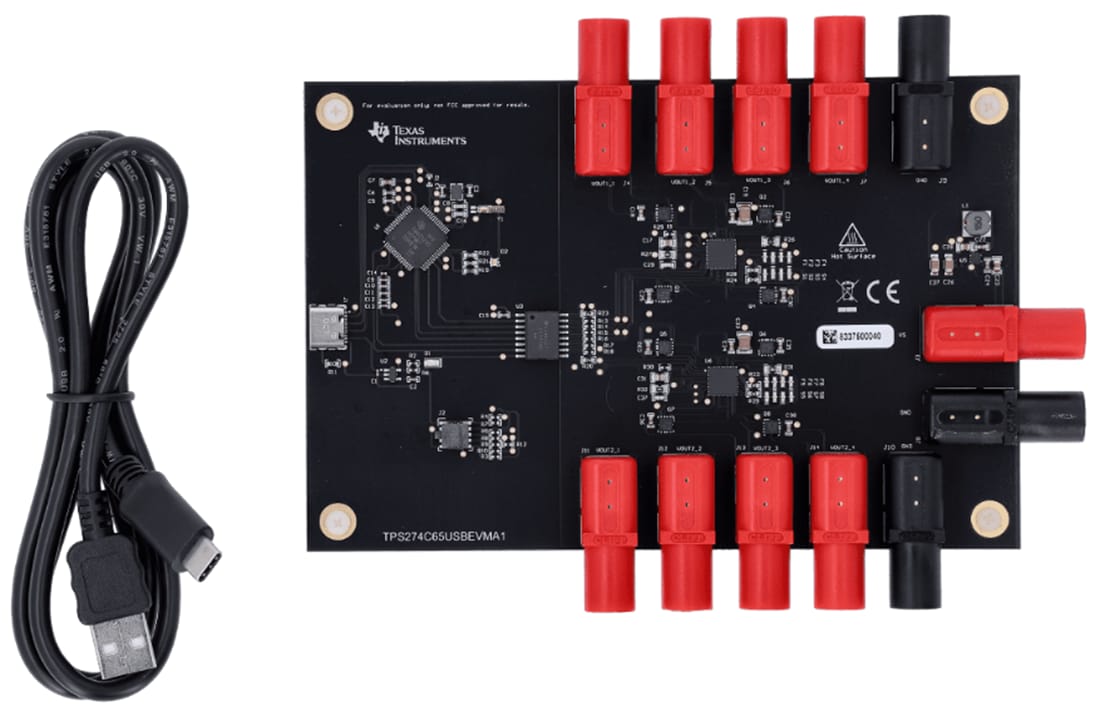 Texas Instruments TPS274C65USBEVMスイッチ評価モジュール（EVM）