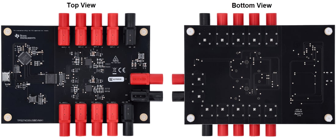 機械図面 - Texas Instruments TPS274C65USBEVMスイッチ評価モジュール（EVM）