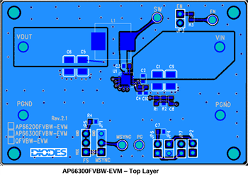 Diodes Incorporated AP66300評価ボード