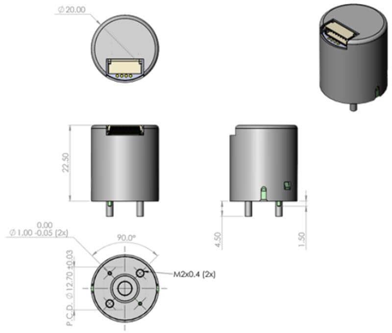 Broadcom AS20シリーズ ミニチュアエンコーダキット
